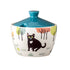 Hannah Turner Handmade Ceramic Dog Sugar Pot with Lid