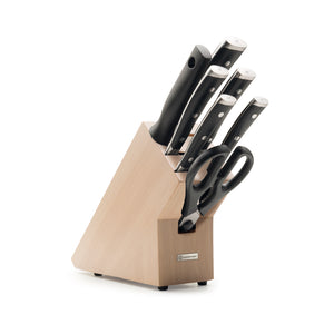 Wusthof Classic Ikon 7pc Knife Block Beech