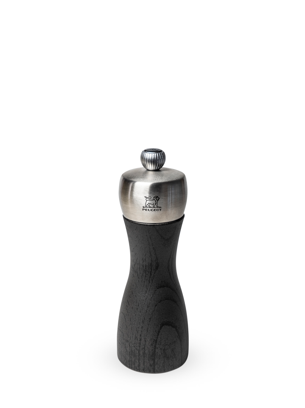 Peugeot Fidji Manual Wooden and Stainless Steel Pepper Mill, Graphite 15 cm - 6"