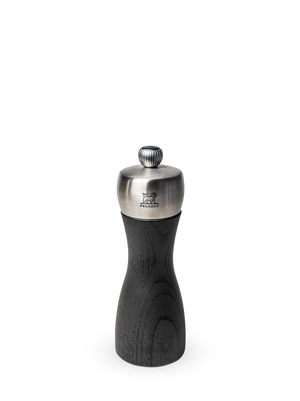 Peugeot Fidji Manual Wooden and Stainless Steel Pepper Mill, Graphite 15 cm - 6"