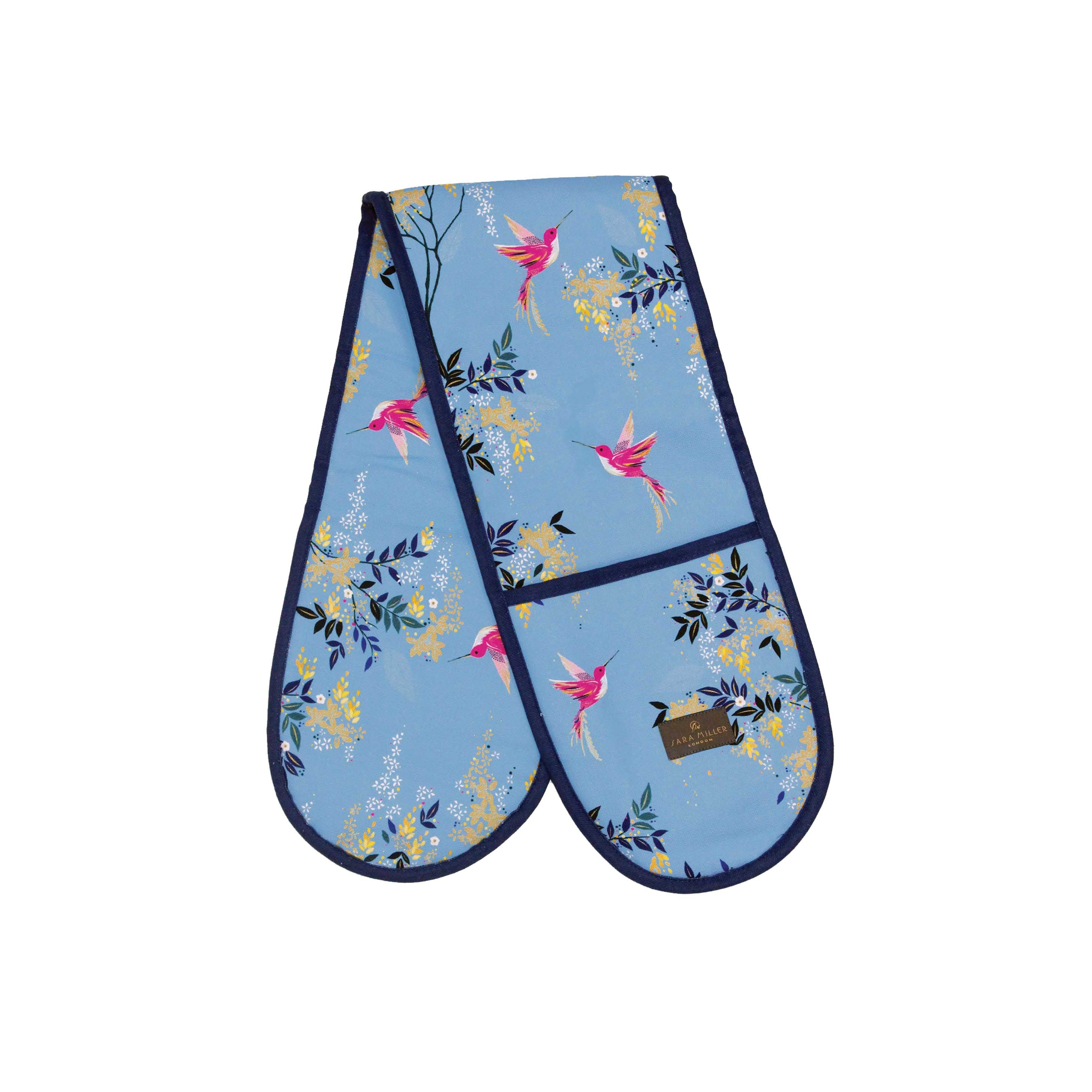 Sara Miller Double Oven Glove Hummingbird