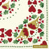 Emma Bridgewater Christmas Joy Cream Lunch Napkins 33 x 33cm