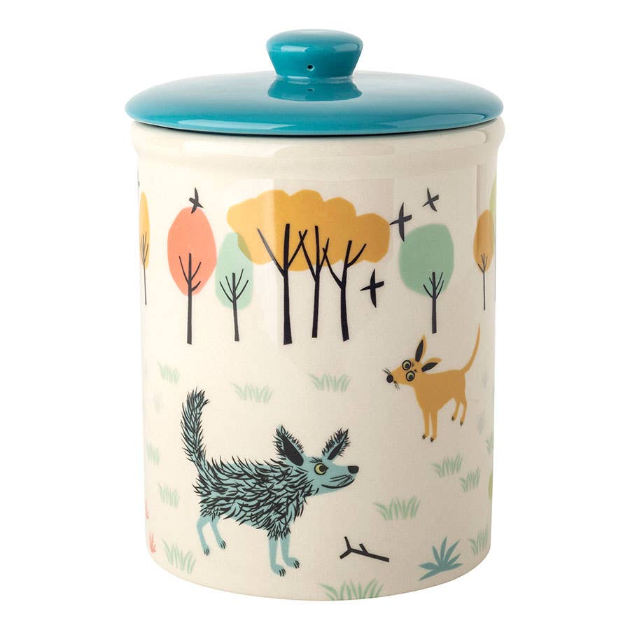 Hannah Turner Handmade Ceramic Dog Storage Jar