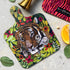 Bean & Bemble Cheese Board Double Sided Melamine Mini Wild Cat Tiger Jungle Floral Animal Print