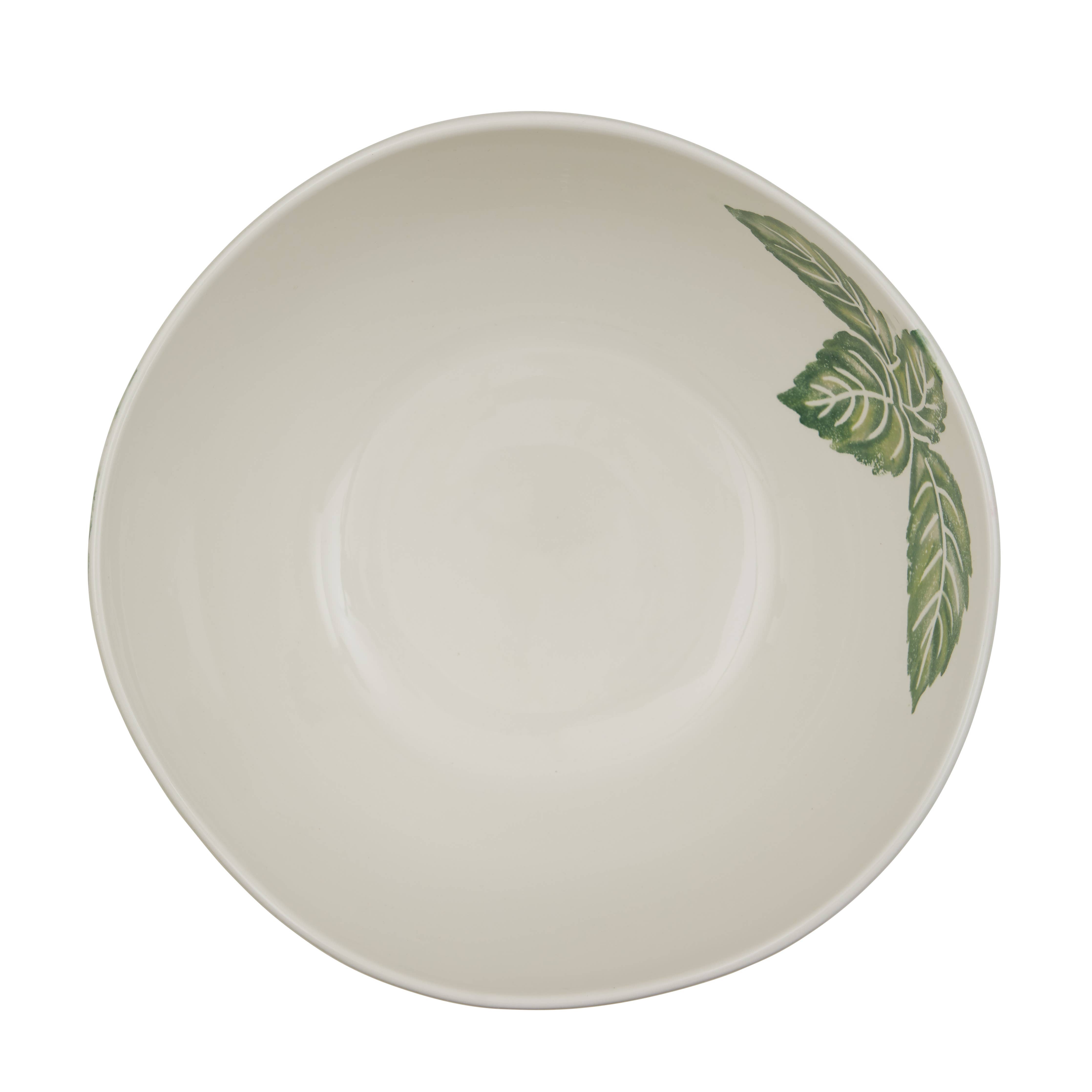 Blisshome Salad Bowl Grey/Green Hydrangea