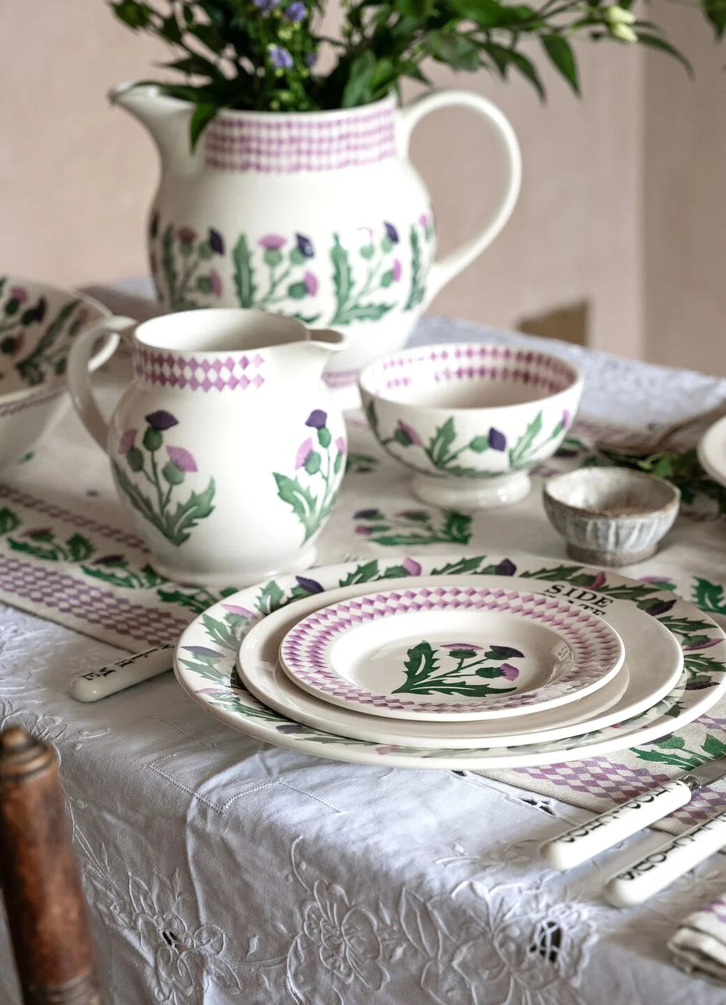 Emma Bridgewater New Thistle 1 1/2 Pint Jug