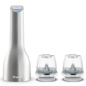 FinaMill Battery Pepper Mill & Spice Grinder in One Plus 2 Pods Included