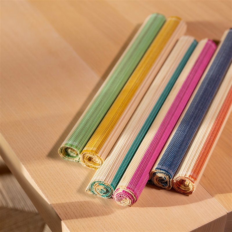 Klevering Striped Bamboo Bay Placemat