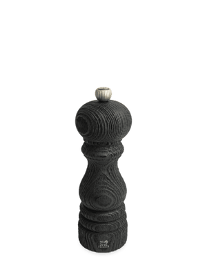 Peugeot Paris Nature Black Manual Upcycled Wooden Pepper Mill, 18cm