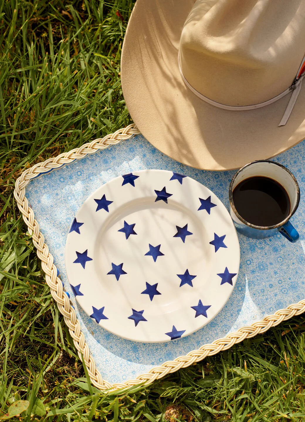 Emma Bridgewater Blue Star 8 1/2 Inch Plate