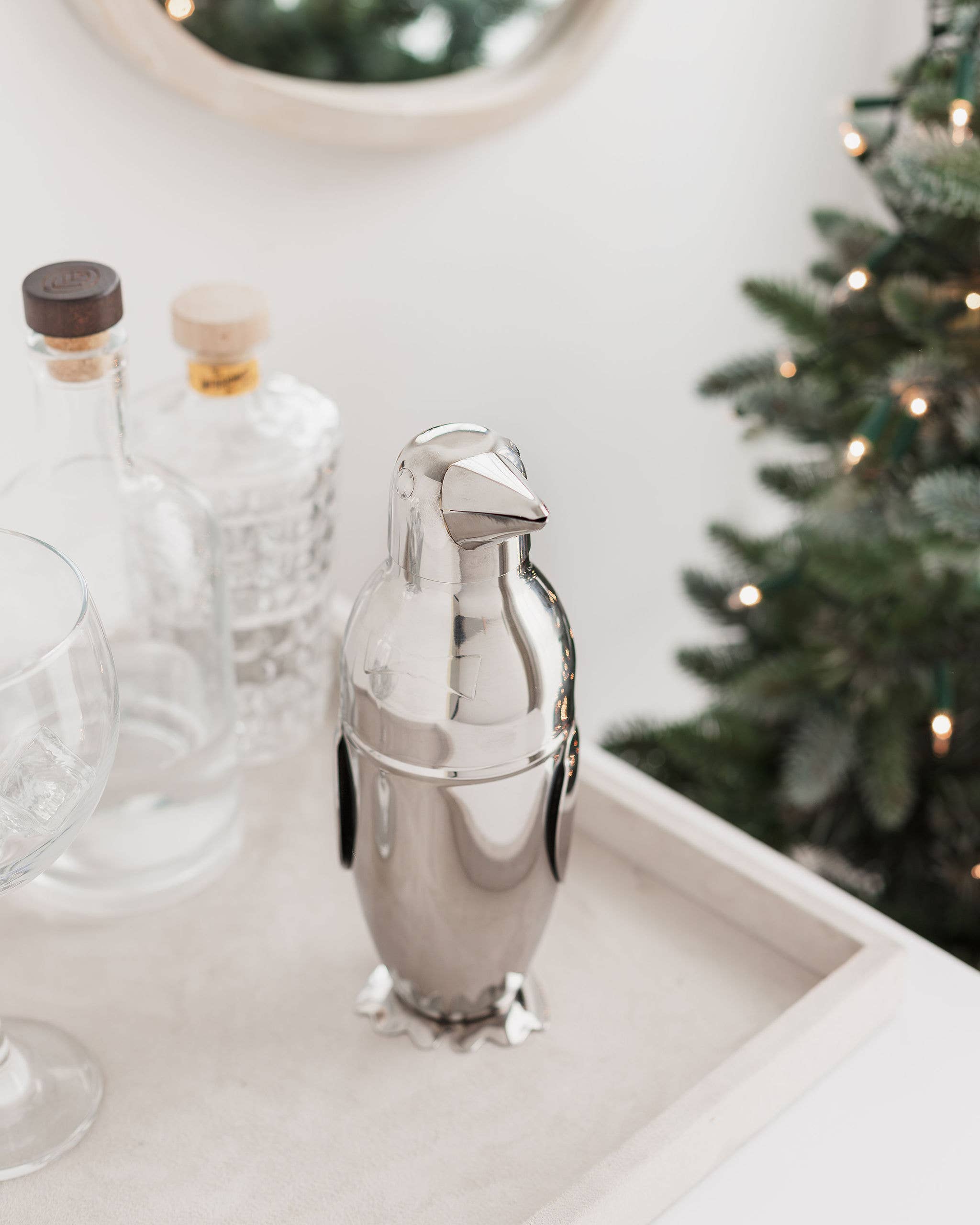 Uberstar Penguin Cocktail Shaker - Stainless Steel