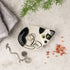 Hannah Turner Handmade Ceramic Black and White Dog Trinket Dish