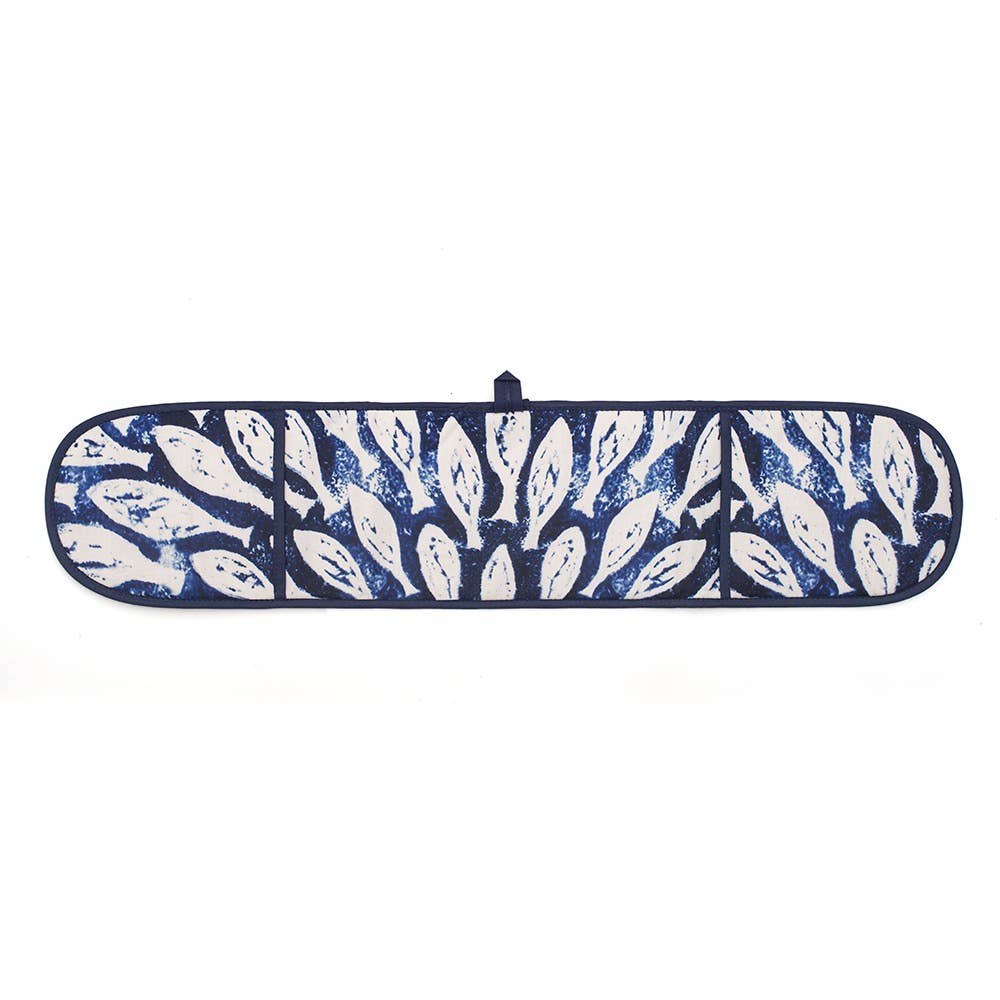 Blisshome Creatures Shoal Fish Oven Gloves | Blue Fish Oven Mitts