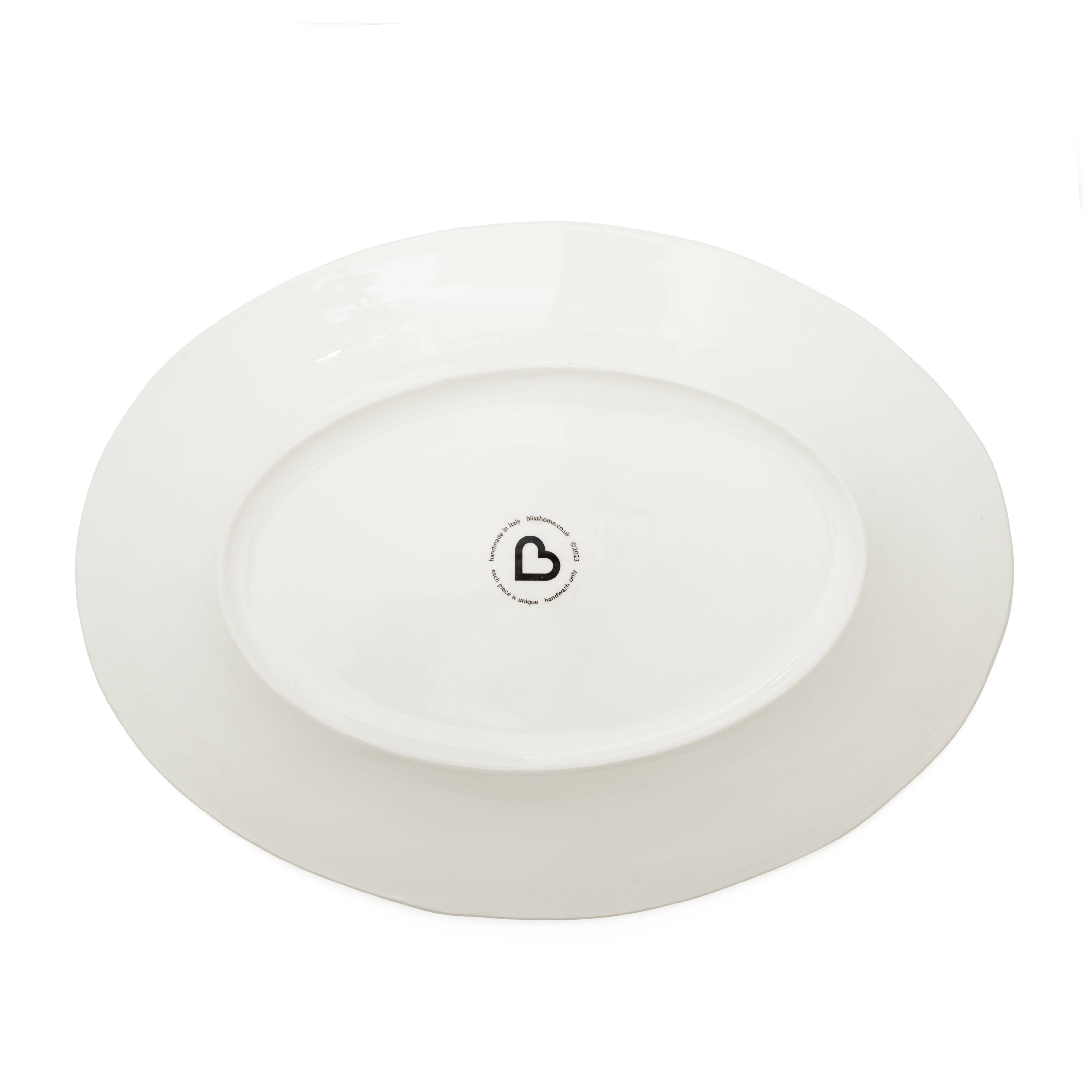 Blisshome Irregular Oval Platter, Mixed Berries