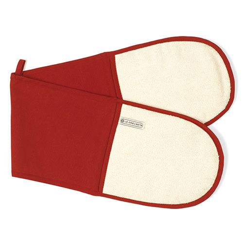 Le Creuset Double Oven Glove Cerise