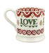 Emma Bridgewater Christmas Joy Set Of 2 1/2 Pint Mugs Boxed