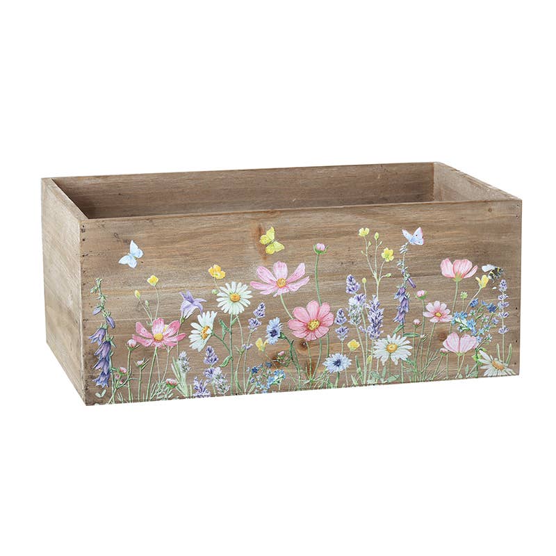 Heaven Sends Wooden Flower Trug
