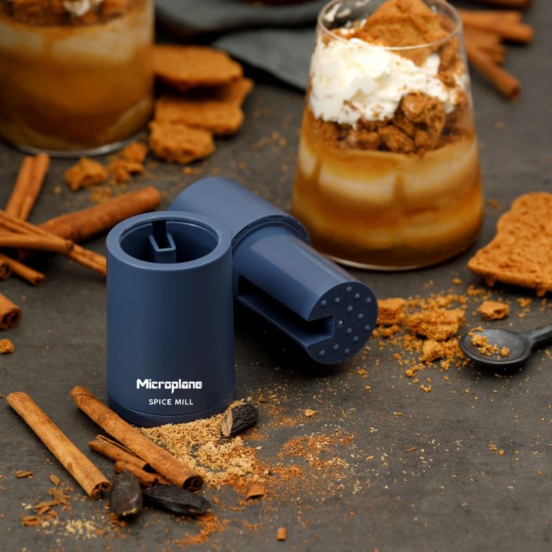 Microplane Nutmeg mill 2in1 - Denim Blue