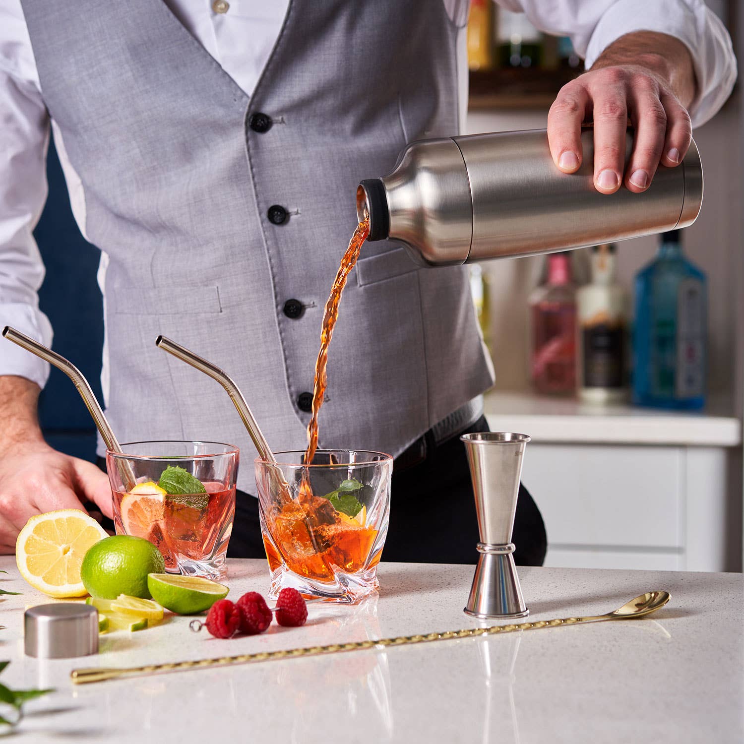 Uberstar Double Wall Vacuum Cocktail Shaker