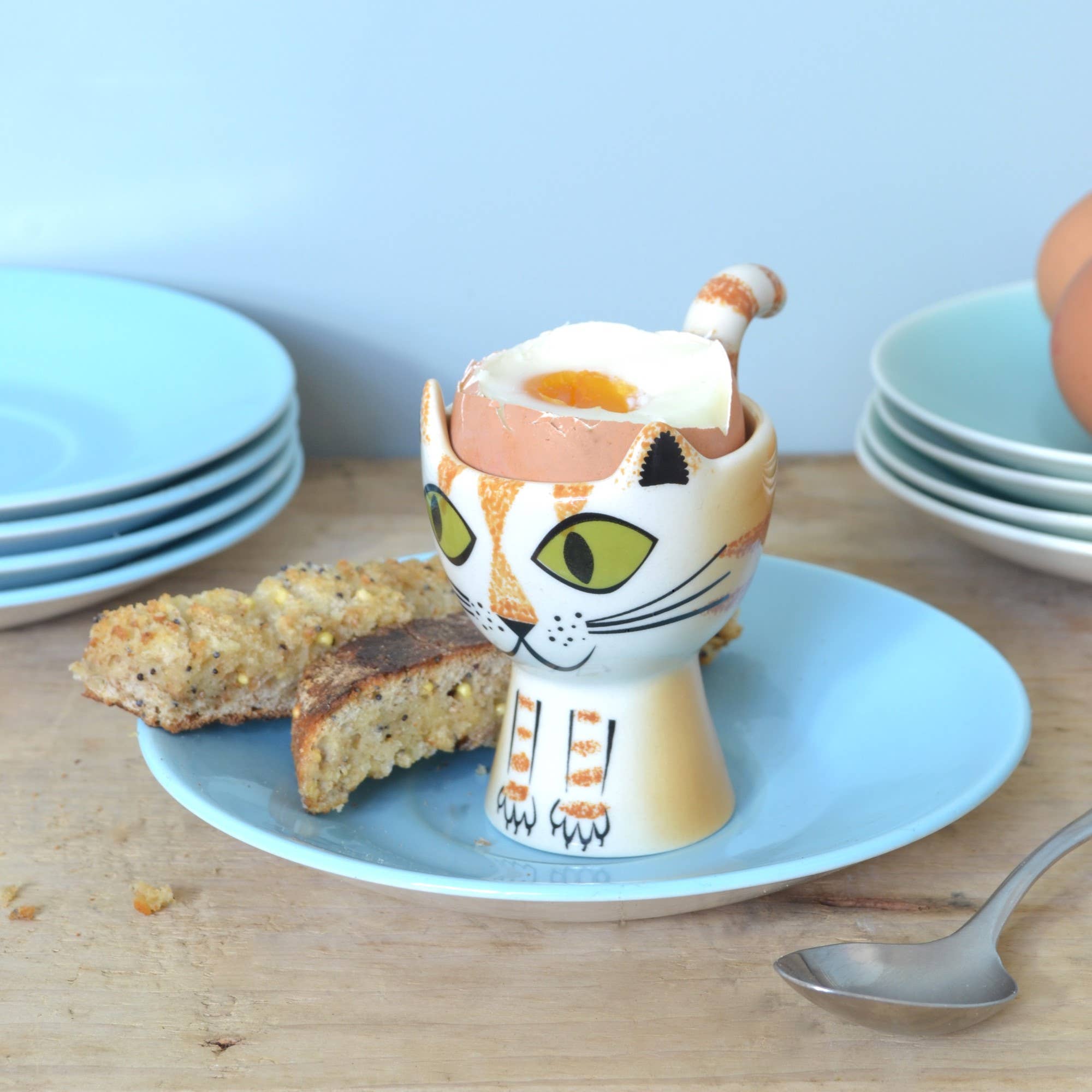 Hannah Turner Ginger Cat Egg Cup