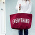 Alphabet Bags Everything - Burgundy REALLY Big Bag