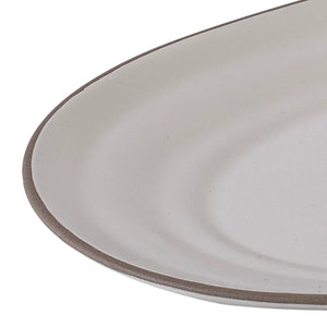 Ladelle Clyde Coconut 33cm Oval Platter
