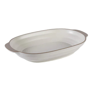 Ladelle Clyde Coconut 37cm Oval Baking Dish