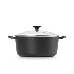 Le Creuset COOKS SPECIAL Cast Iron Round Casserole with Glass Lid & Phenolic Knob 22 CM / 3.3L