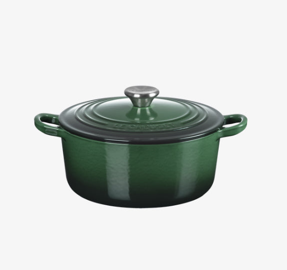 Le Creuset New Cast Iron Classic Round Casserole Juniper (Available in 2 Sizes)