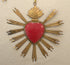 Lila Rasa Red & Gold Sacred Heart Wall Hanging Ornament