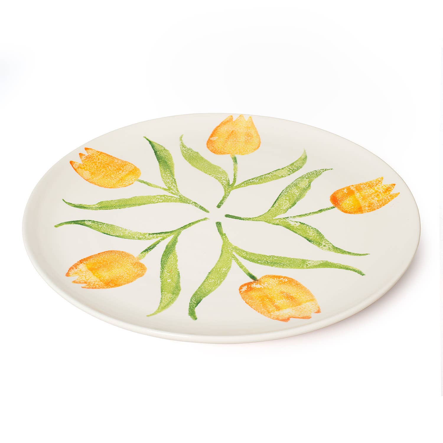 Blisshome Tulips Round Platter 36cm