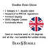 Bean & Bemble Double Oven Glove London Union Jack British - Organic Cotton