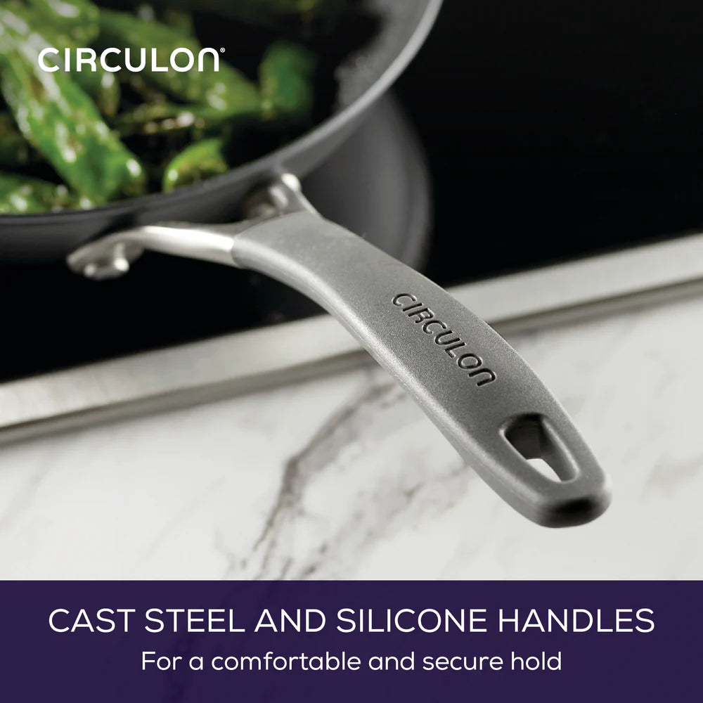 Circulon ScratchDefense Extreme Non-Stick Wok & Helper Handle - 34cm