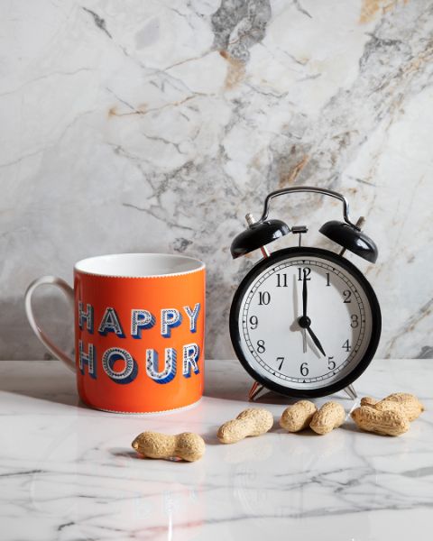 Asta Barrington Happy Hour / Orange Mug Fine Porcelain 90x87mm