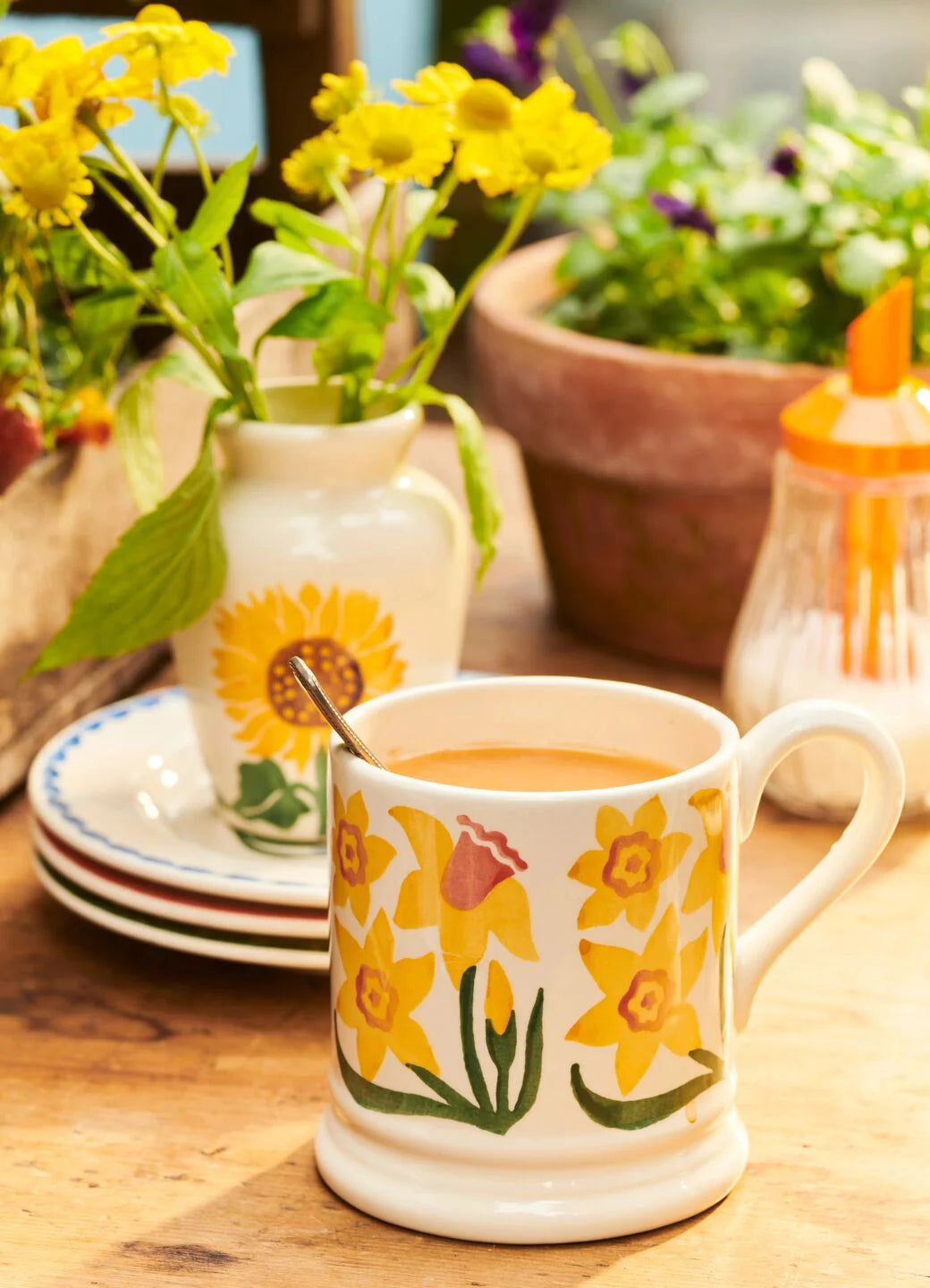 Emma Bridgewater NEW Daffodil 1/2 Pint Mug