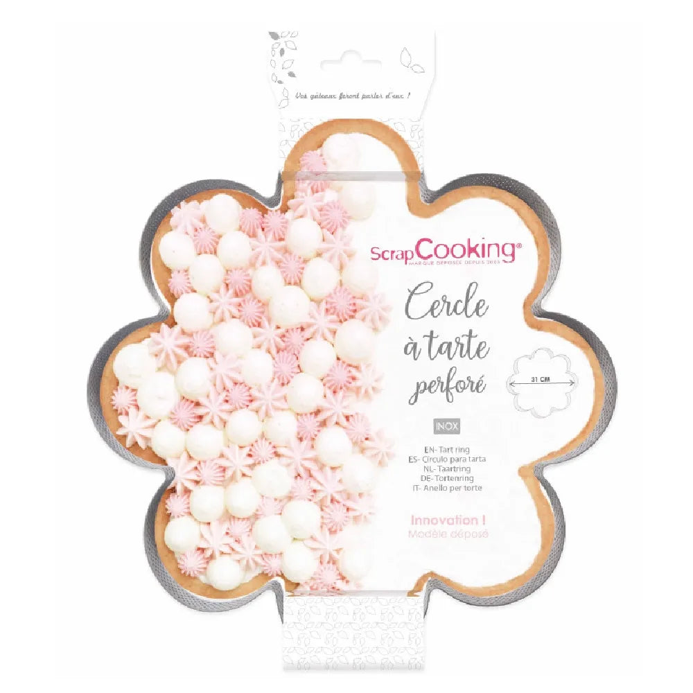 ScrapCooking Perforated Daisy Tart Ring