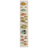 Blisshome Fantastical Fish Table Runner 100% Linen - 40x250cms