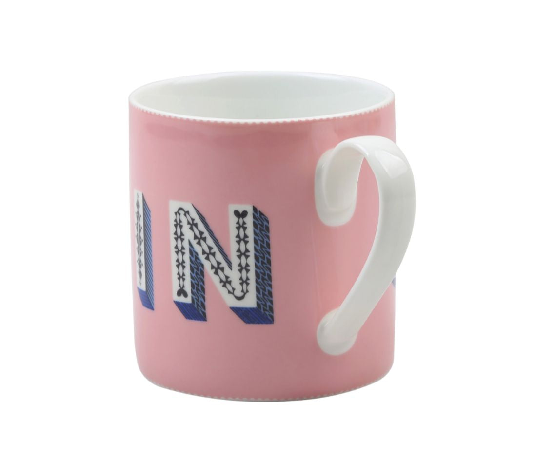 Asta Barrington Gin / Light Pink Mug Fine Porcelain 90x87mm