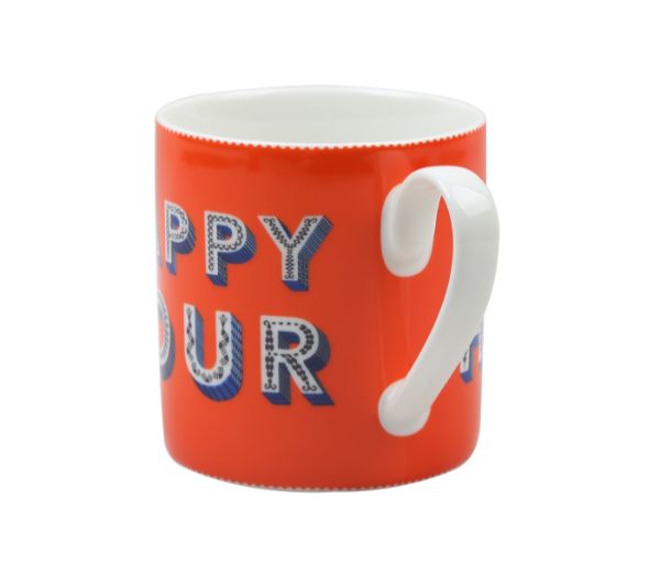 Asta Barrington Happy Hour / Orange Mug Fine Porcelain 90x87mm