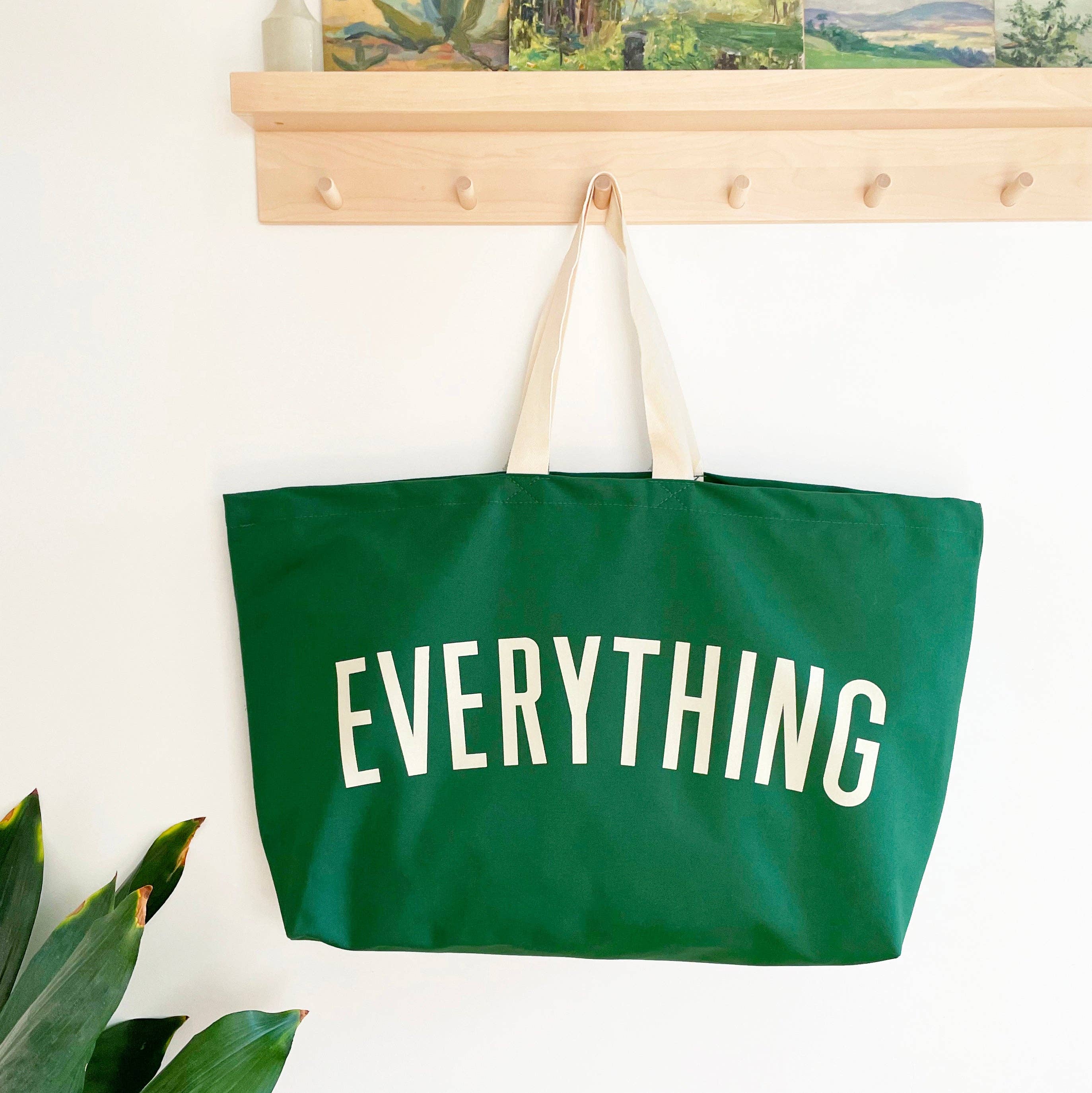 Alphabet Bags Everything - Forest Green REALLY Big Bag