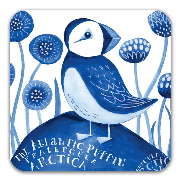 Indigo Collection Coasters | 4 Bird Designs by Repeat Repeat