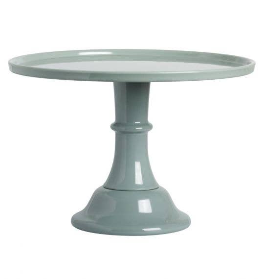 Melamine Cake stand: Large - sage green
