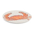 Blisshome Platter Crab Orange | Round Ceramic Serving Platter