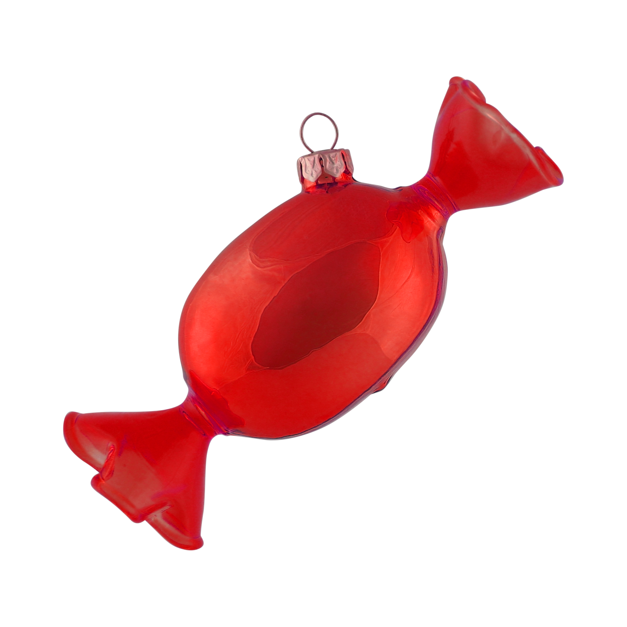 studio THIE Sweetie Glass Decoration, 12cm: Red