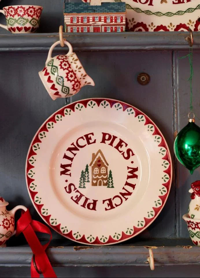 Emma Bridgewater Gingerbread Mince Pies 8 1/2 Inch Plate