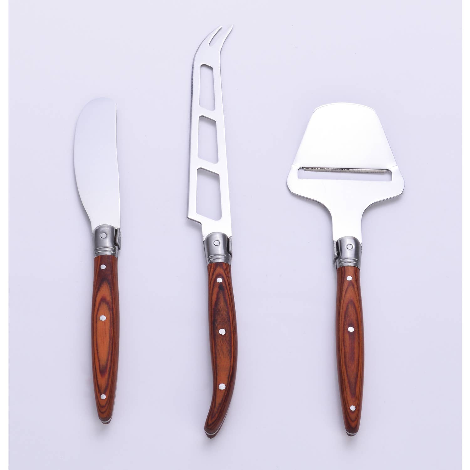 Laguiole Heritage Set of 3 knives: butter and cheese knives