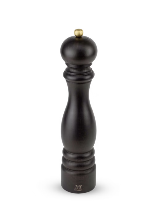Peugeot Paris Manual Beechwood Pepper Mill in chocolate, 30cm