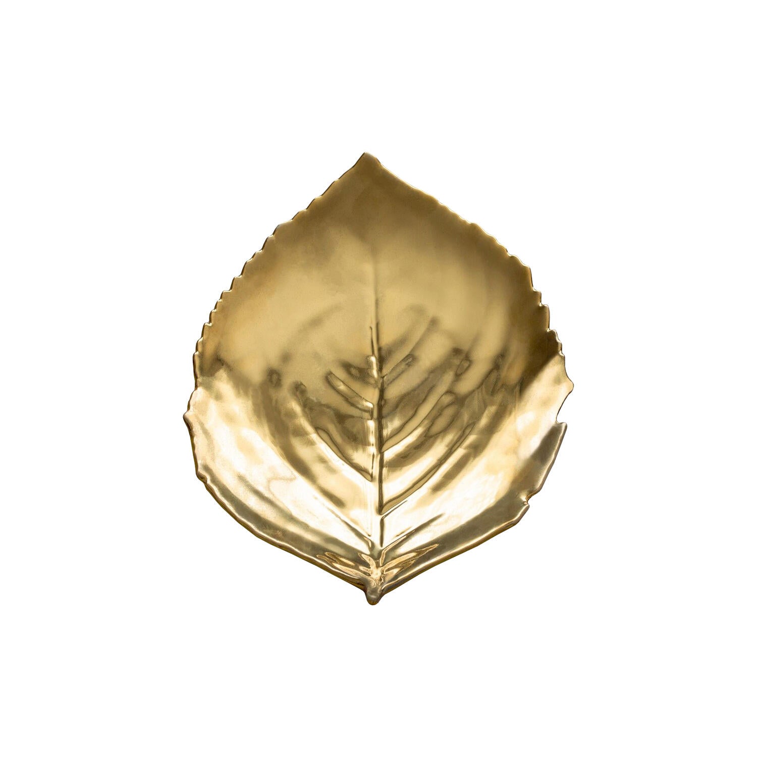 Costa Nova Riviera Plate Hydrangea Leaf 22 X 19cm