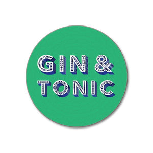Jamida Asta Barrington Gin & Tonic / green Coaster 10cm