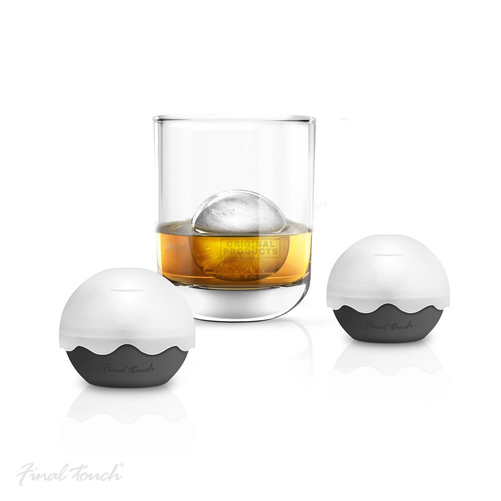 Final Touch Ice Ball Moulds 2 Pack